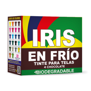 Tinte Iris Frio #4 Chocolate Tintura Ropa Color Tinte Tela Pigmento Textil Colorante