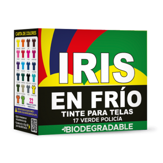 Tinte Iris Frio #17 Verde Policía Tintura Ropa Color Tinte Tela Pigmento Textil Colorante
