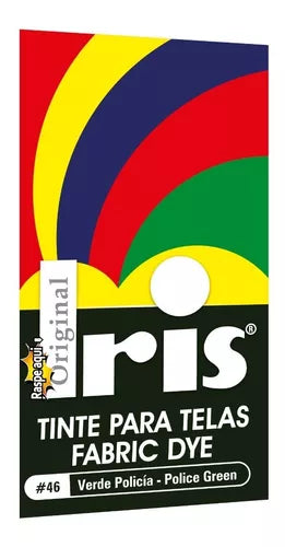 Tinte Iris Caliente #46 Verde Policía Tintura Ropa Color Tinte Tela Pigmento Textil Colorante