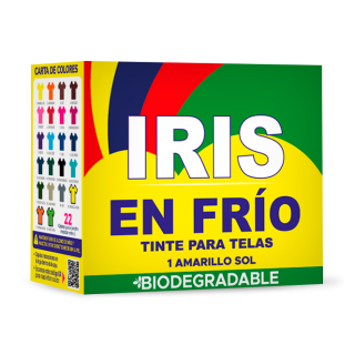 Tinte Iris Frio #1 Amarillo Tintura Ropa Color Tinte Tela Pigmento Textil Colorante