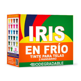 Tinte Iris Frio #2 Mandarino Tintura Ropa Color Tinte Tela Pigmento Textil Colorante