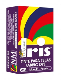 Tinte Iris Caliente #15 Morado Índigo Tintura Ropa Color Tinte Tela Pigmento Textil Colorante