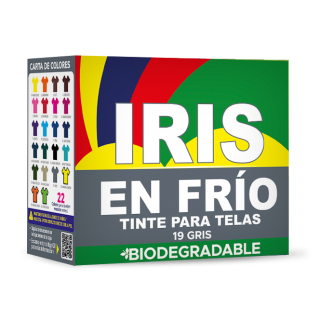 Tinte Iris Frio #19 Gris Oscuro Tintura Ropa Color Tinte Tela Pigmento Textil Colorante