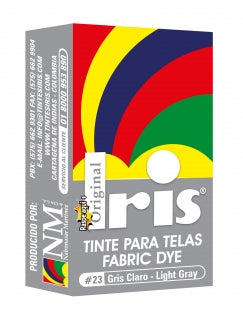 Tinte Iris Caliente #23 Gris Claro Tintura Ropa Color Tinte Tela Pigmento Textil Colorante