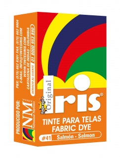 Tinte Iris Caliente #41 Salmón Tintura Ropa Color Tinte Tela Pigmento Textil Colorante