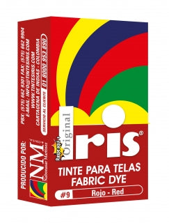 Tinte Iris Caliente #9 Rojo Tintura Ropa Color Tinte Tela Pigmento Textil Colorante