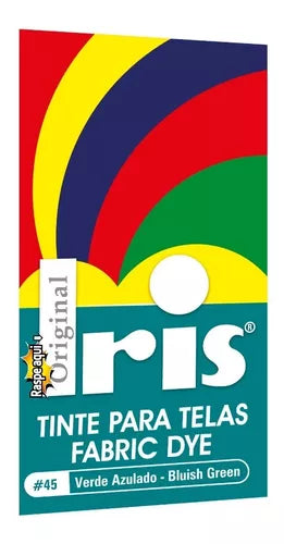 Tinte Iris Caliente #45 Verde Azulado Tintura Ropa Color Tinte Tela Pigmento Textil Colorante