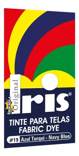 Tinte Iris Caliente #19 Azul Turquí Tintura Ropa Color Tinte Tela Pigmento Textil Colorante