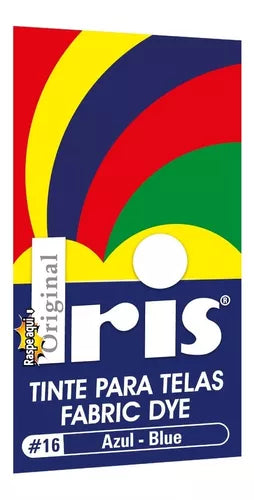 Tinte Iris Caliente #16 Azul Tintura Ropa Color Tinte Tela Pigmento Textil Colorante