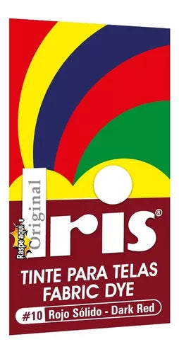 Tinte Iris Caliente #10 Rojo Sólido Tintura Ropa Color Tinte Tela Pigmento Textil Colorante
