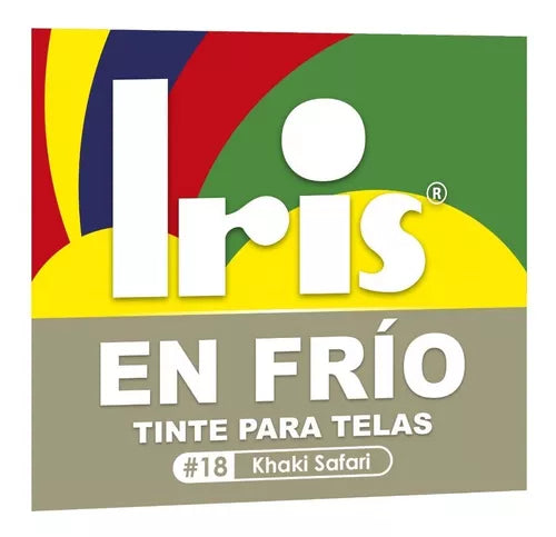 Tinte Iris Frio #18 Caqui Tintura Ropa Color Tinte Tela Pigmento Textil Colorante