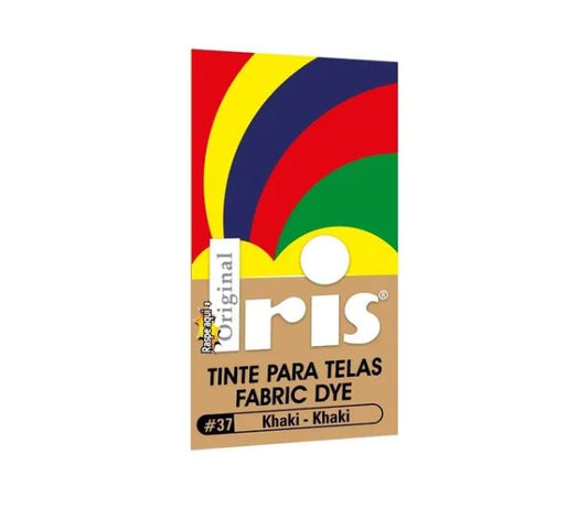 Tinte Iris Caliente #37 Khaki Tintura Ropa Color Tinte Tela Pigmento Textil Colorante