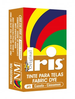 Tinte Iris Caliente #5 Canela Tintura Ropa Color Tinte Tela Pigmento Textil Colorante