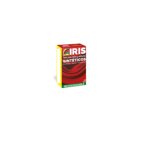 Tinte Iris Sintetico #2 Rojo Cereza Tintura Ropa Color Tinte Tela Pigmento Textil Colorante