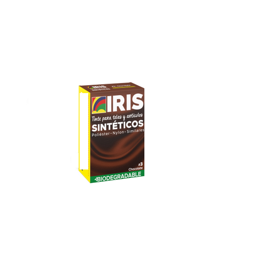 Tinte Iris Sintetico #3 Chocolate Tintura Ropa Color Tinte Tela Pigmento Textil Colorante