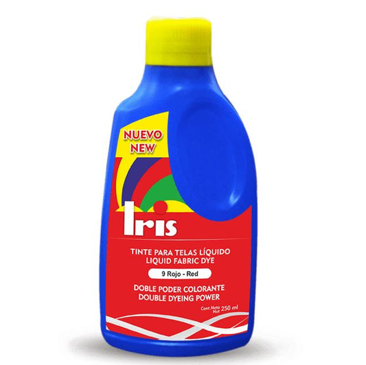 Tinte Iris Liquido #9 Rojo Tintura Ropa Color Tinte Tela Pigmento Textil Colorante